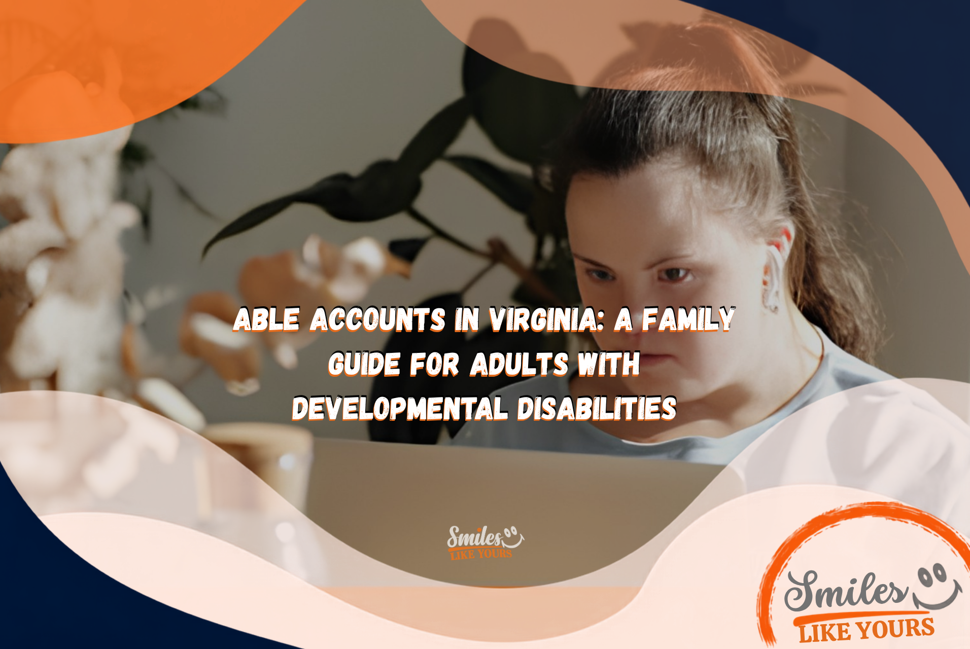 Adult reviewing financial information for an ABLE account in Virginia.